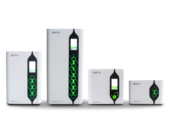 Intura series of hydrogen, nitrogen and zero air gas generators