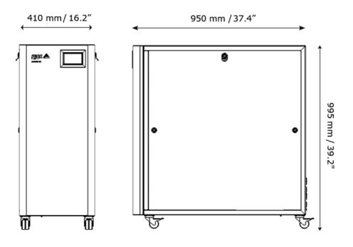 Infinity XE 60 Line Drawing