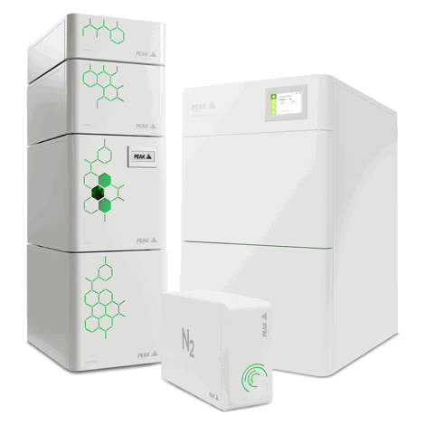 Peaks Nitrogen generators, Hydrogen generators and Zero air generators